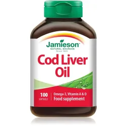 جاميسون زيت كبد سمك القد | 100 كبسولة جاميسون زيت كبد سمك القد | 100 كبسولة